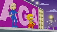 lady gaga cantando con lisa 1