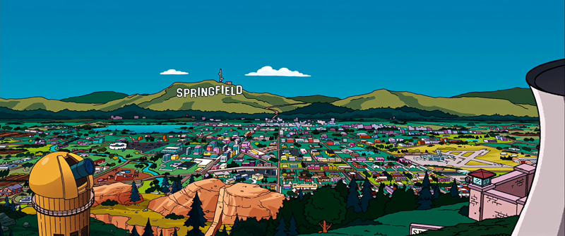 Dónde está Springfield, la ciudad en que se ambienta 'Los Simpson