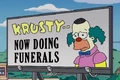 Gag del cartel del episodio "Take My Life, Please"