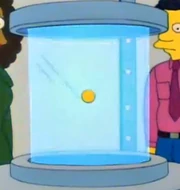 Golosina 77x40 en un campo magnético