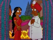 La boda de Apu y Manjula.