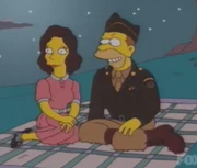 El Abuelo y Edwina cuando eran jóvenes