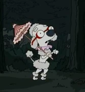 Milhouse como Hombre Poodle