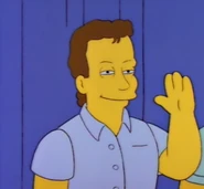 Steve Sax en los Simpson.