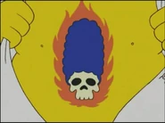 Tatuaje Calaverico de Marge