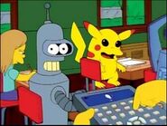 Cameo de Bender en el episodio "Bart vs. Lisa vs. The Third Grade".