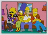 Los Simpson 20 años después. Maggie tiene 21, Marge tiene 54 y Homer tiene 56, Bart tiene 30. Maggie se prepara para su carrera musical como cantante.