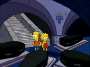 Bart y Lisa descubren el escondite del Sr. Burns
