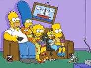 familia de homer simpson