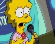 Lisa cantando