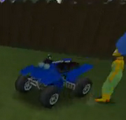 Quad azul