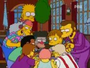 Todos.jpg (49 kB) Algunos Springfieldianos en "Bart to the Future"