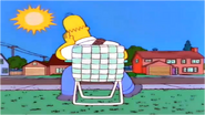 Homer esperando durante 5 días.