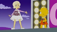 lady gaga cantando con lisa 2