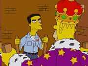 Homero descubre que el asesino es Frank Grimes Jr.