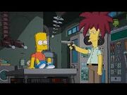 Bob Matando a Bart con la pistola