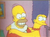 Homer, cuando llega a casa con el "regalo".
