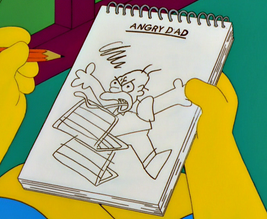 Un dibujo de Bart