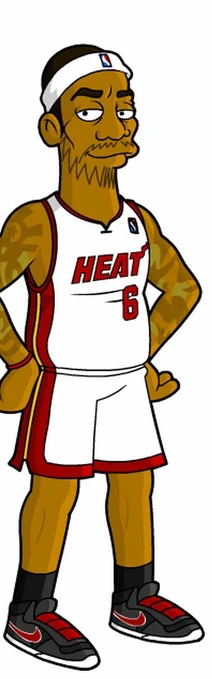 Lebron Raymond James Simpsonizado.