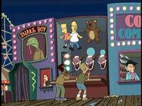 Futurama 2.jpg (20 kB) Muñecos de Homer y Bart en una atracción