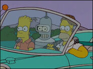 Cameo de Bender en el episodio "Future-Drama".