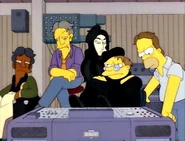 Los Borbotones escuchando canción de Barney y su novia asiática