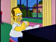 Homer escribiendo para Los Borbotones