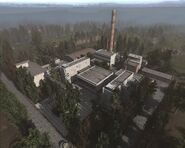 Aerial shot of the Monolith Base