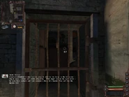 The door into the Arena, with "coming event" announcement overlay.