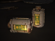 Both cans from Rostok temporarily together.