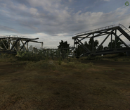 Destroyed bridge