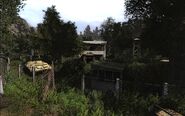 Derelict Military Outpost (2nd UAZ parked outside gate)