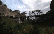 Another shot of the broken bridge