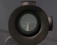 Sniper AKMS - scope view (Lost Alpha DC v1.4002)