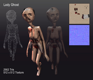 The Ghost girl's textures/model