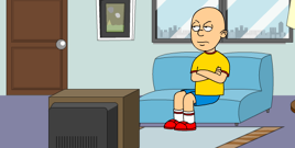 Caillou gets grounded pilot