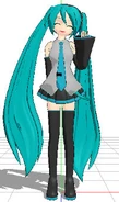 Miku waving!