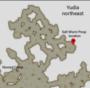 Salt worm poop map