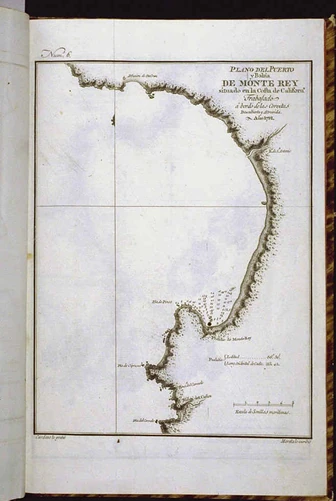 "Plano del Puerto y Bahia de Luna," from Morata, Atlas para el viage de las goletas Sutil y Mexicana al reconocimiento del Estrecho de Juan de Fuca en 1792.