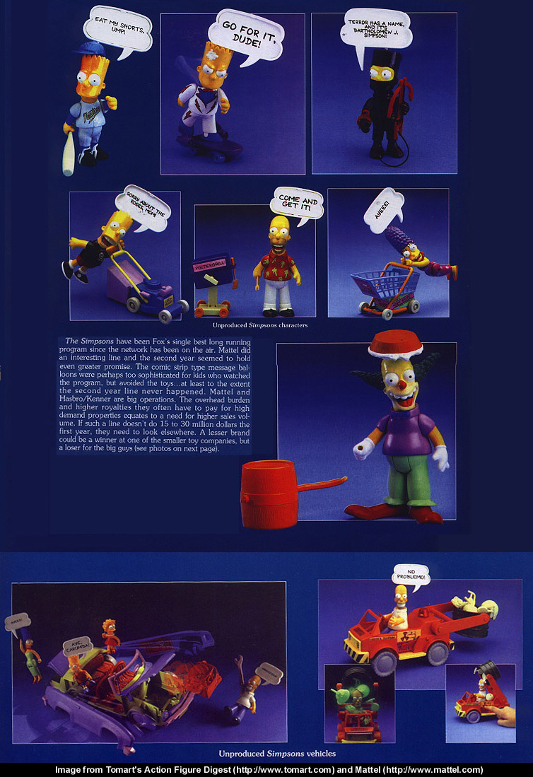 The Simpsons/Mattel | LostCollectibles Wiki | Fandom