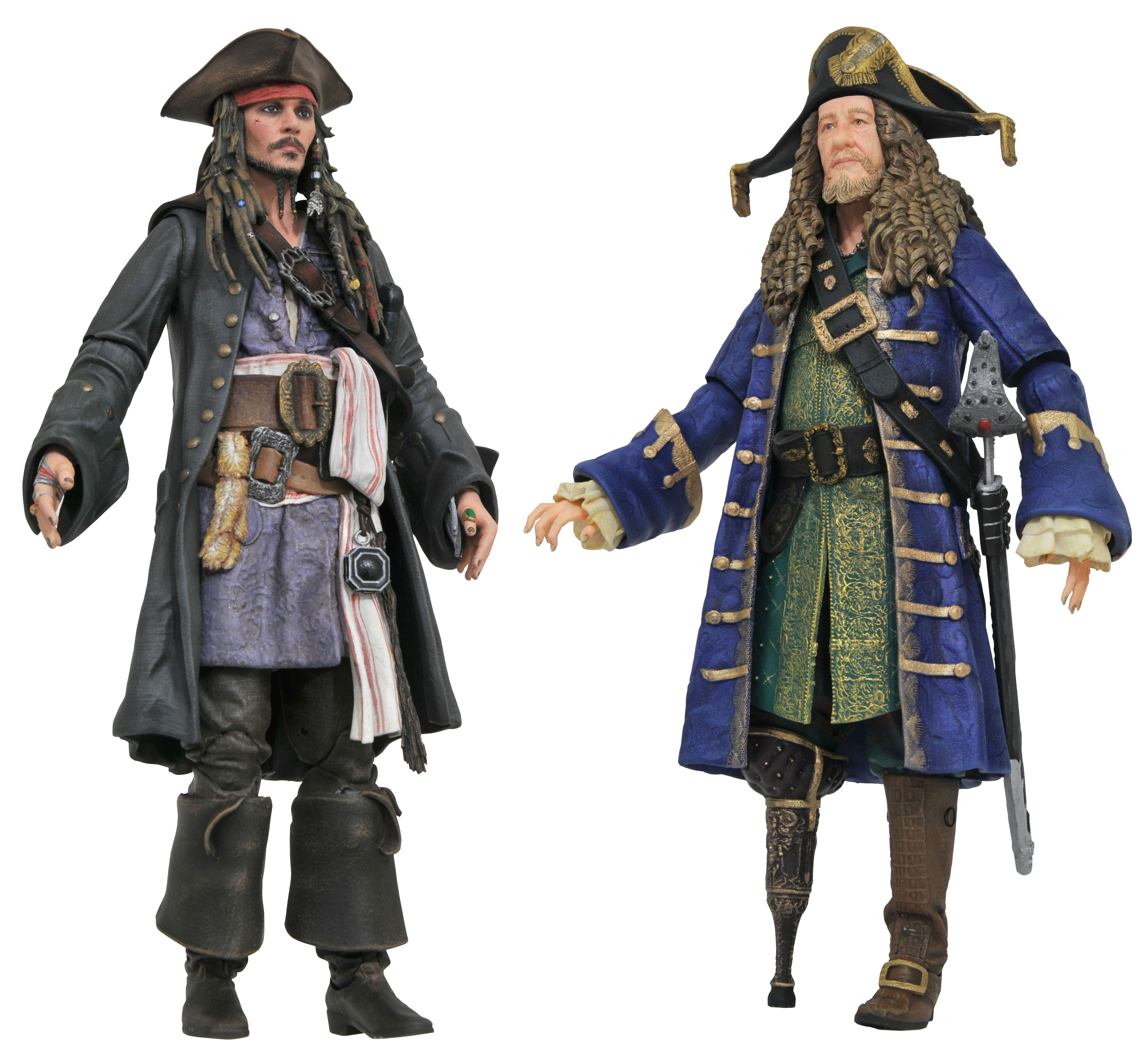 DIAMOND SELECT TOYS Pirates of The Caribbean: Dead Men Tell No Tales: Jack  Sparrow Collectible Action Figure
