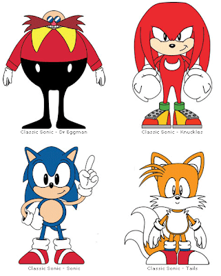 Sonic the Hedgehog Classic Sonic · Creative Fabrica