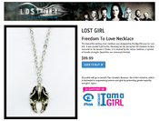 Lost Girl Freedom To Love Necklace (Official Merchandise)