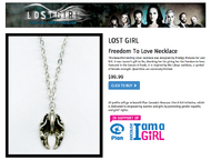 Lost top girl necklace