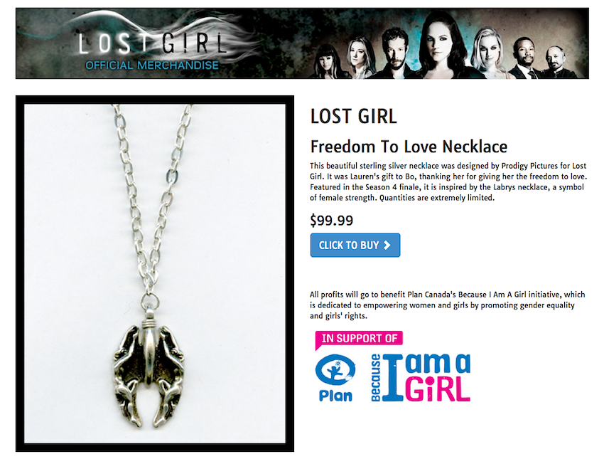 Lost girl necklace store
