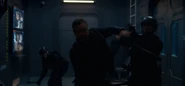 John battling resolute guards