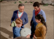 dr.smith's wish for another jupiter 2 didin't quite go as planned.... colourised by pelham cort