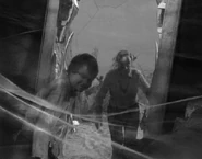 Smith is now in the regular world on the other side of the mirror.