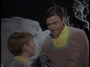 Guy Williams with Billy Mumy in 'Lost in Space'