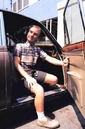 THROWBACK THURSDAY: Me in the amazing “Dr Smith” makeup created by the legendary Johnny Chambers and the great 20th Century Fox makeup team for the Lost in Space third season episode, “Space Destructors”... I went home for lunch and scared the shit out of my grandmother. Here I am getting out of my mom’s cool 1962 Jaguar Mark II. I dug that car. Every day when we wrapped LIS, my mom would toss me the keys and I’d drive that car all by myself all over the Fox backlot (which is now long gone, replaced by condominiums and high rise office buildings) Those were Real Good days, late in “The Summer of Love”, 1967. I still drive a Jag. (and now I’ve played the “real” Dr Smith on the new Lost in Space! The more things change...) HA! ✌🏻 By Bill Mumy
